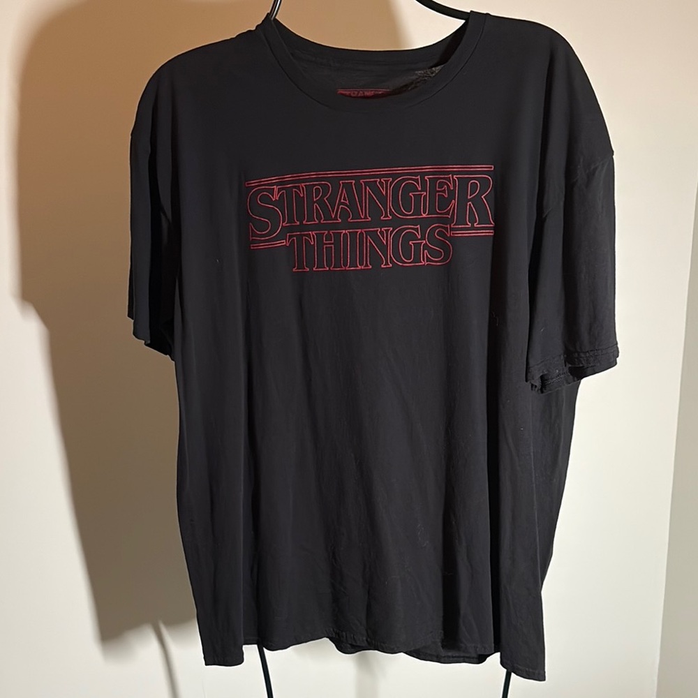 Stranger Things Black T-Shirt 3X